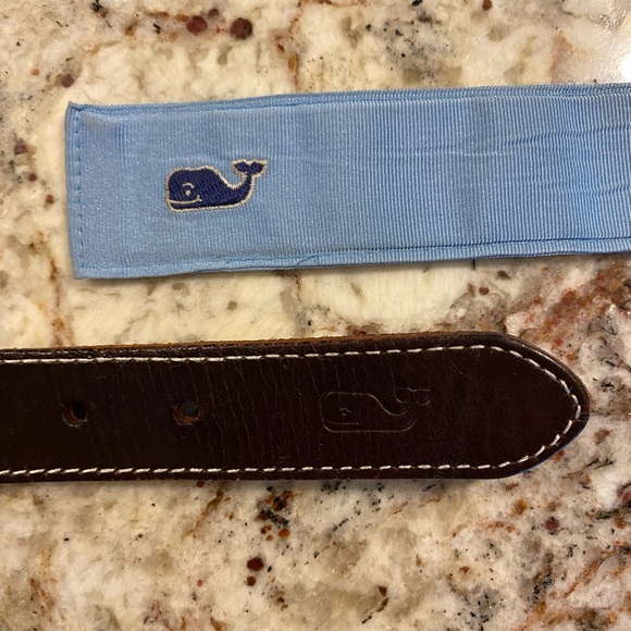 2 Vineyard Vines belts, hockey motif, 32 waist - Picture 6 of 7